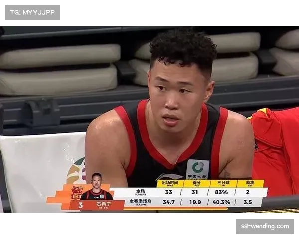 贺希宁MVP竞争领跑,三分命中率41.5%成深圳外线稳定输出点 贺希宁MVP竞争领跑,三分命中率41.5%成深圳外线稳定输出点